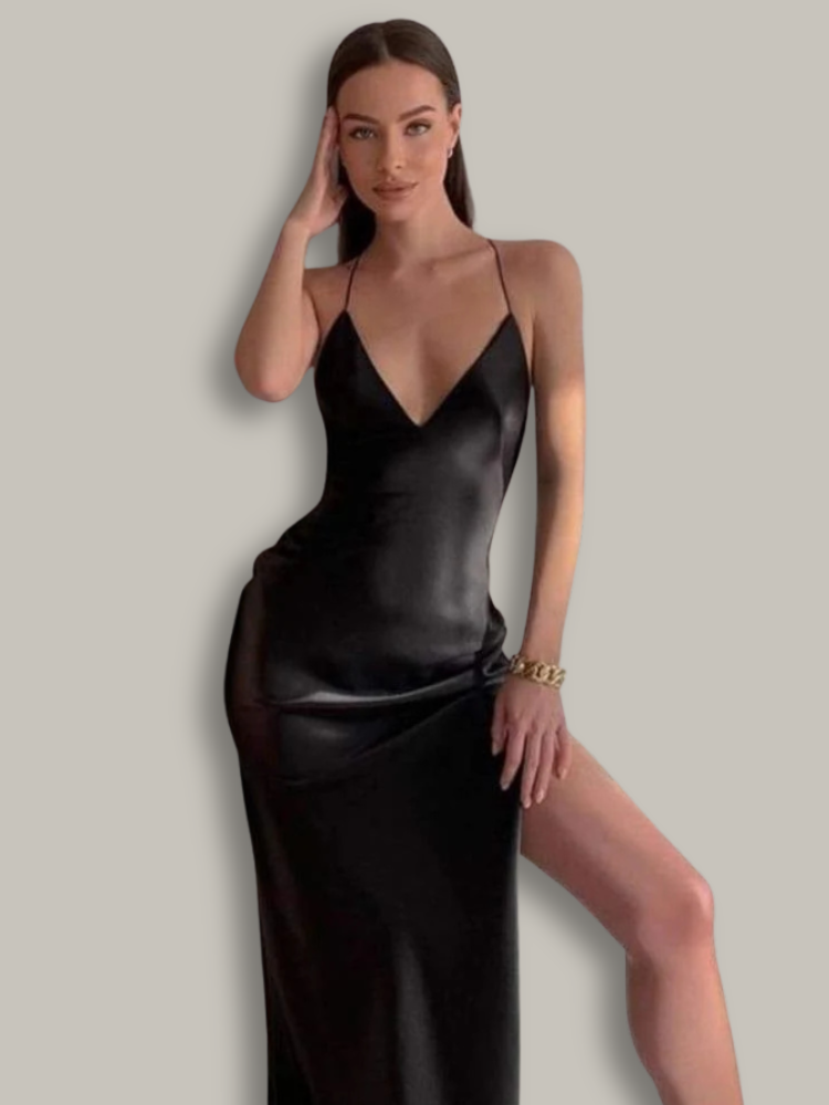 Robe satin sexy