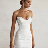 Robe de mariage en satin zoom
