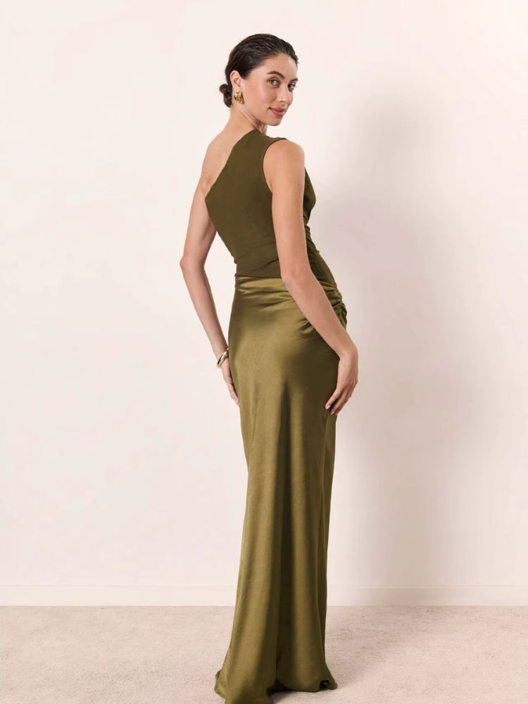 robe satin mariage invitée